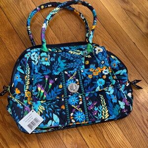 Vera Bradley Blue Floral Shoulder Bag